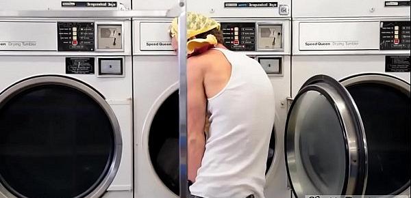  Teen nerd blowjob Laundry Day